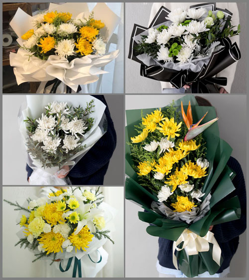 安徽六安市霍邱县姚李镇看花村白事花束代送